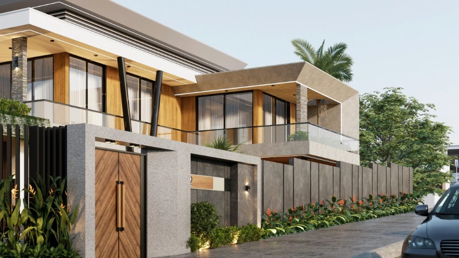 Tổng hợp các mẫu biệt thự hiện đại đẹp được ưa chuộng nhất hiện nay Biệt thự phố hiện đại tối ưu không gian sống trong đô thị.