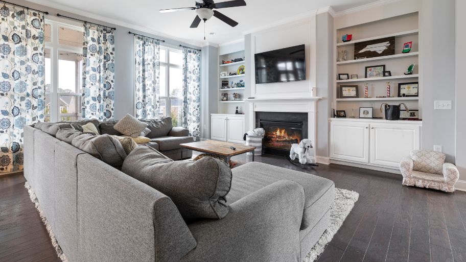 Cân đối tỷ lệ nội thất để phòng khách biệt thự