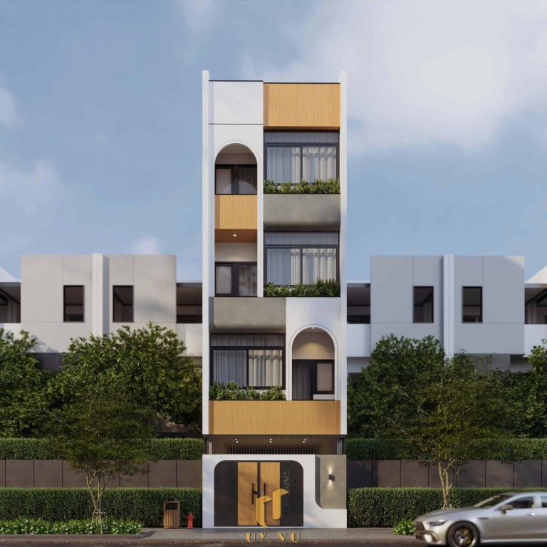 Phối cảnh mặt tiền căn hộ cho thuê chị Phương Đà Nẵng