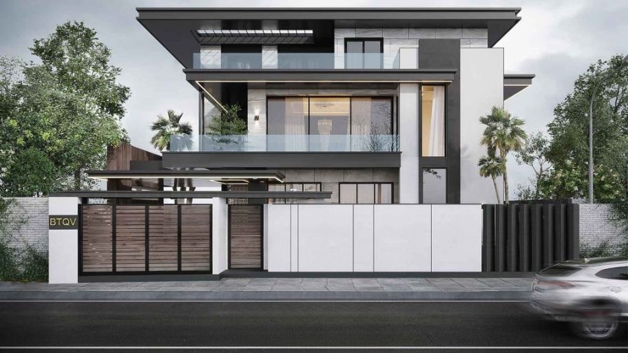 Chiêm ngưỡng top 5 mẫu thiết kế cổng nhà biệt thự đẹp, tiện nghi Chọn chất liệu phù hợp trong thiết kế cổng nhà biệt thự