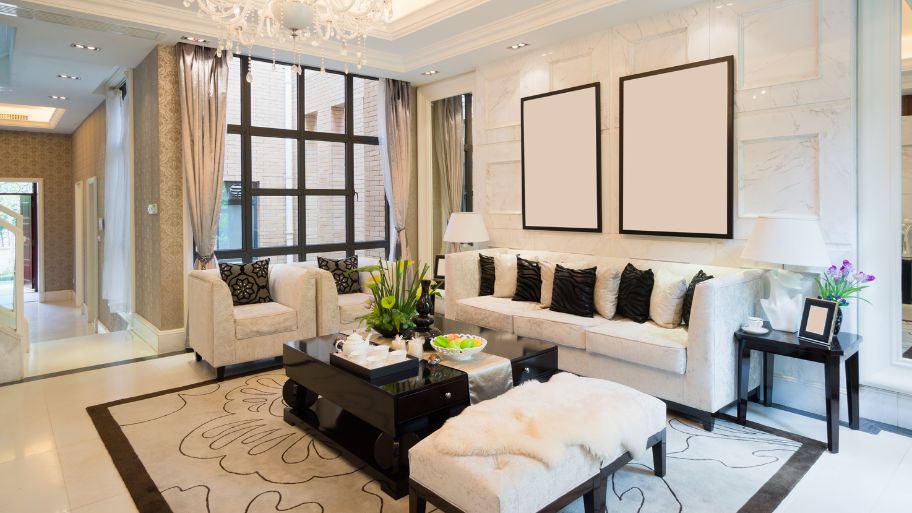 Những nguyên tắc quan trọng khi thiết kế phòng khách cho biệt thự