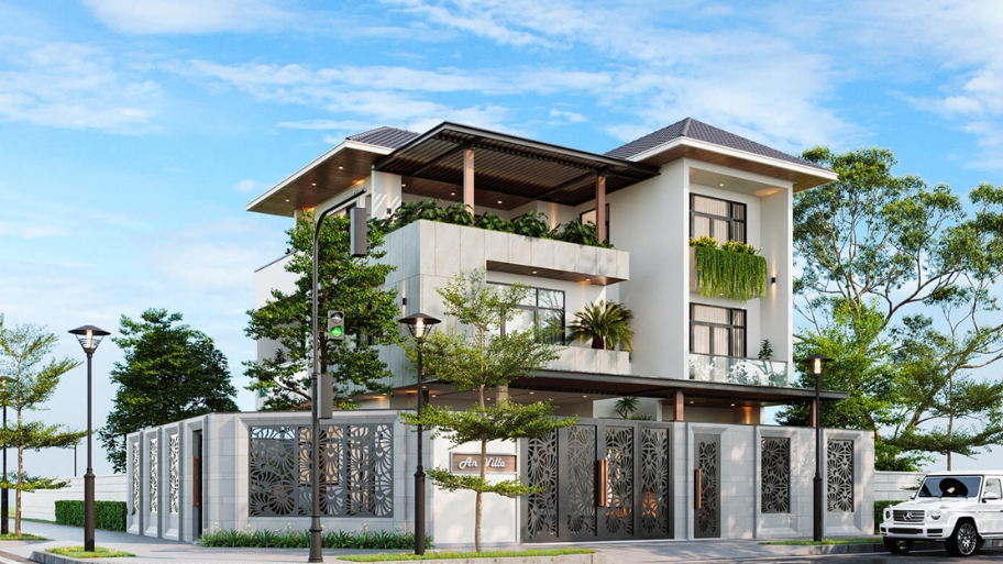 Tổng hợp các mẫu biệt thự hiện đại đẹp được ưa chuộng nhất hiện nay Thiết kế biệt thự hiện đại mang lại trải nghiệm sống tiện nghi.