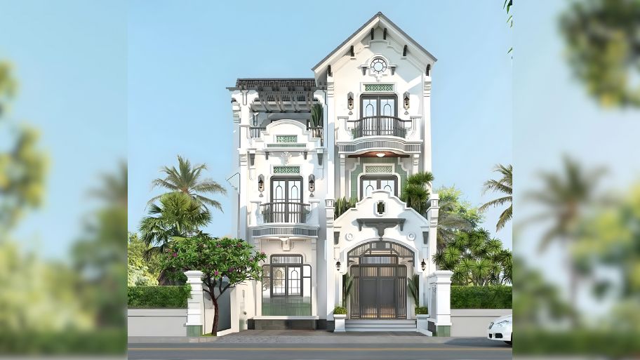 Thiết kế biệt thự mái Thái mang đến không gian sống lý tưởng Thiết kế biệt thự mái Thái 3 tầng bề thế và đẳng cấp