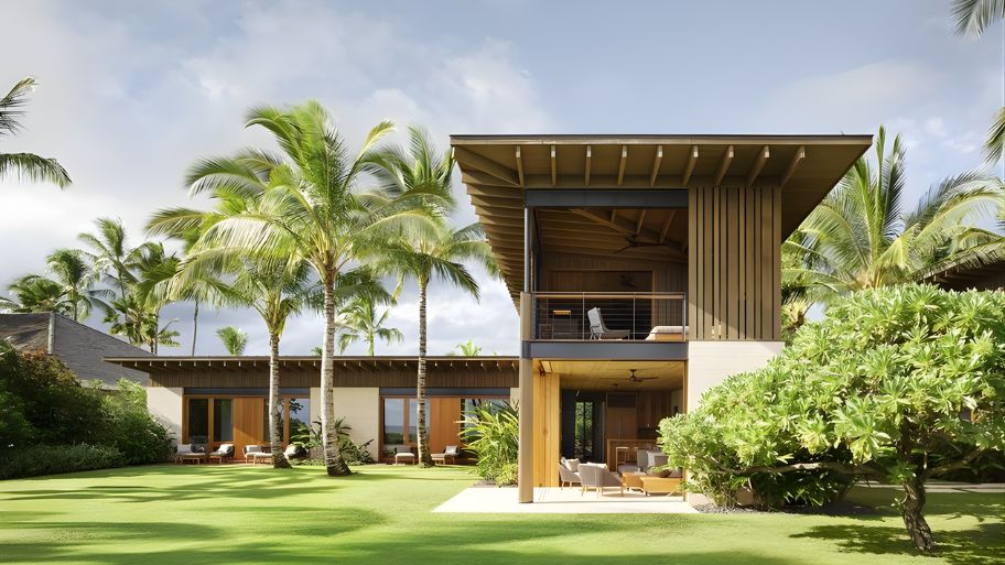 Thiết kế biệt thự ven biển phong cách Tropical