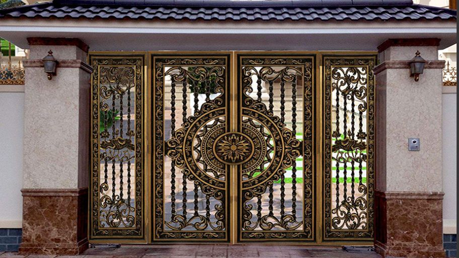 Chiêm ngưỡng top 5 mẫu thiết kế cổng nhà biệt thự đẹp, tiện nghi Thiết kế cổng nhà biệt thự 4 cánh bề thế và đẳng cấp