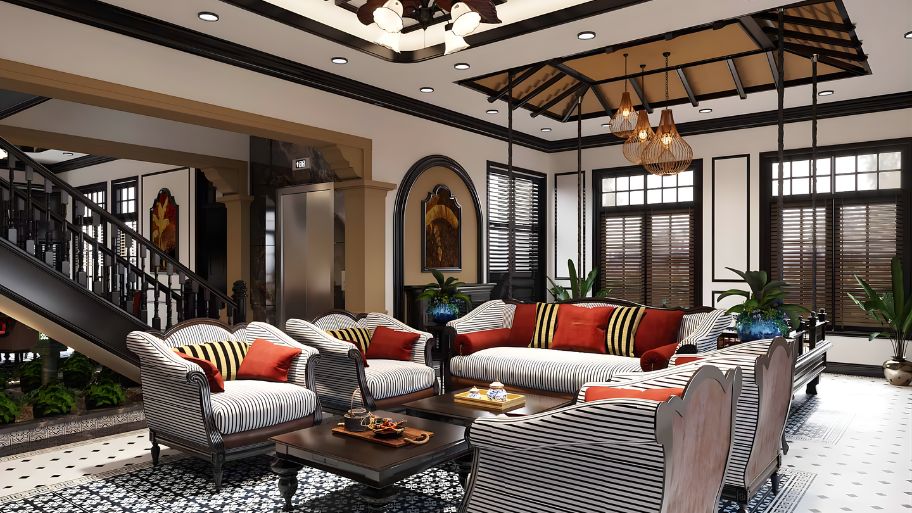 Top 6 phong cách thiết kế nội thất biệt thự đón đầu xu hướng 2026 Phong cách thiết kế nội thất biệt thự cổ điển