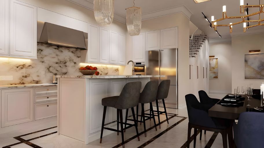 Top 4 mẫu thiết kế nội thất nhà phố tân cổ điển khiến ai cũng mê Thiết kế nội thất nhà phố tân cổ điển là gì?