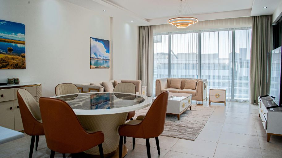 Thiết kế nội thất phòng khách biệt thự theo phong cách đơn giản