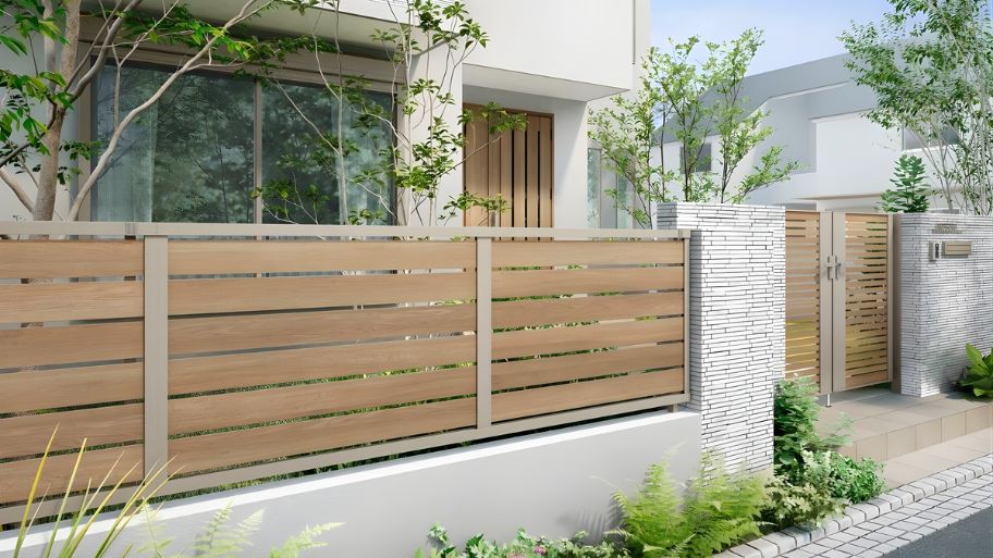 Thiết kế tường rào biệt thự tạo dấu ấn ngay từ ánh nhìn đầu tiên Thiết kế tường rào biệt thự phong cách Nhật Bản