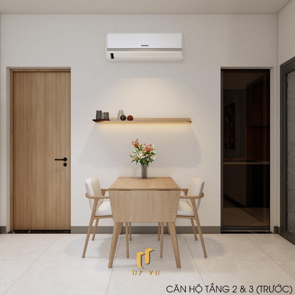 Khám phá căn hộ hiện đại của anh Lực - Đà Nẵng Phòng khách tinh tế căn hộ tầng 2,3 trước nhà anh Lực
