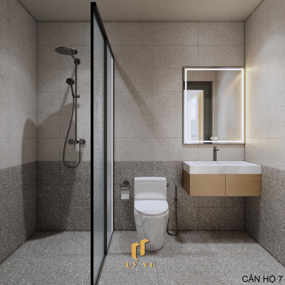 Th's Apartment - Không gian sống thoáng đãng giữa lòng thành phố Nhà vệ sinh căn hộ 7 nhà cô Thắm