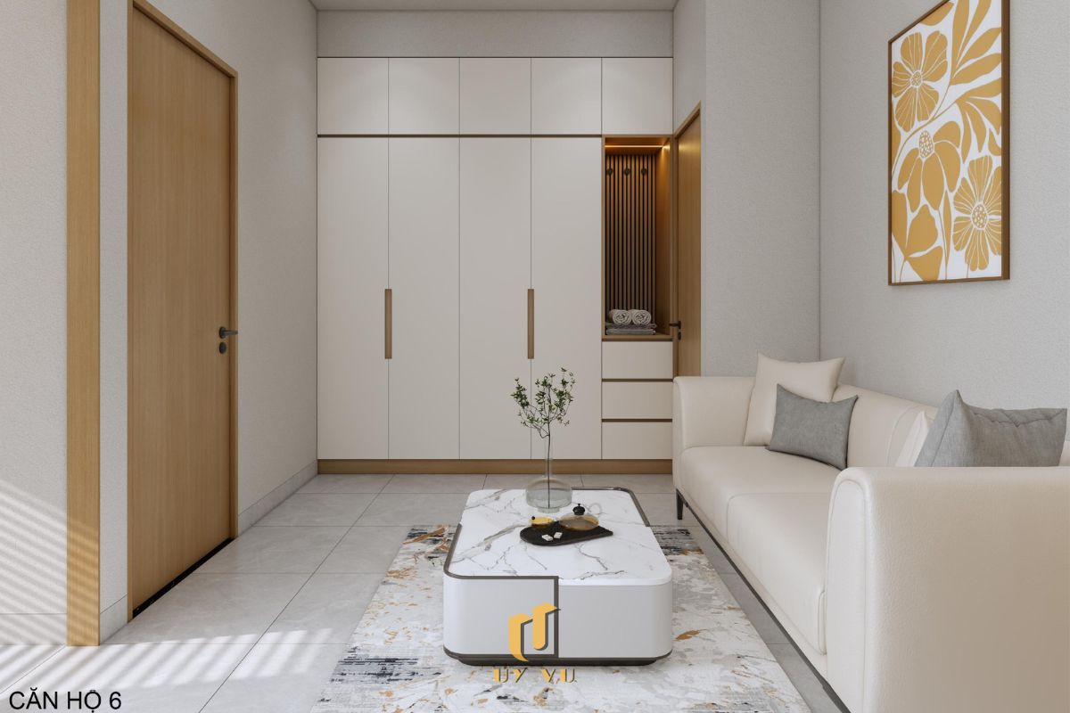 Th's Apartment - Không gian sống thoáng đãng giữa lòng thành phố Phòng khách căn hộ 6 nhà cô Thắm