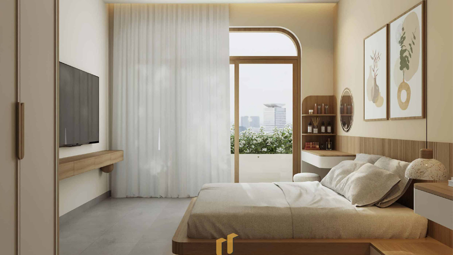 Mẫu thiết kế phong ngủ 5m2 đẹp độc đáo