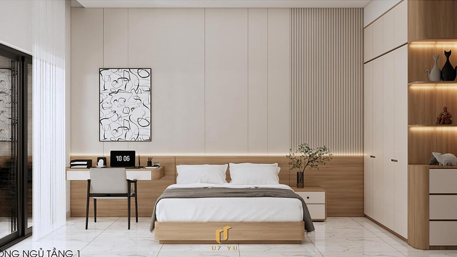 Mẫu thiết kế phòng ngủ 5m2 hiện đại