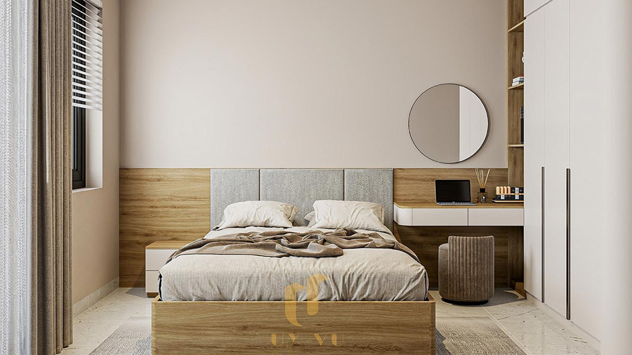 Mẫu thiết kế phòng ngủ 5m2 hợp với vợ chồng