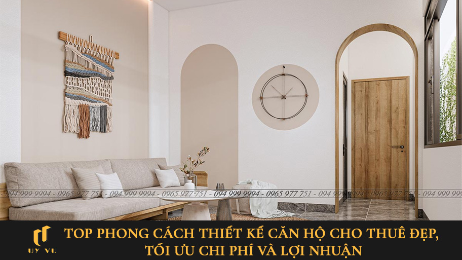 Phong cách thiết kế căn hộ cho thuê