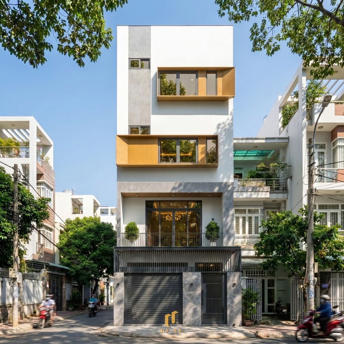 Mặt tiền căn hộ anh Hiển