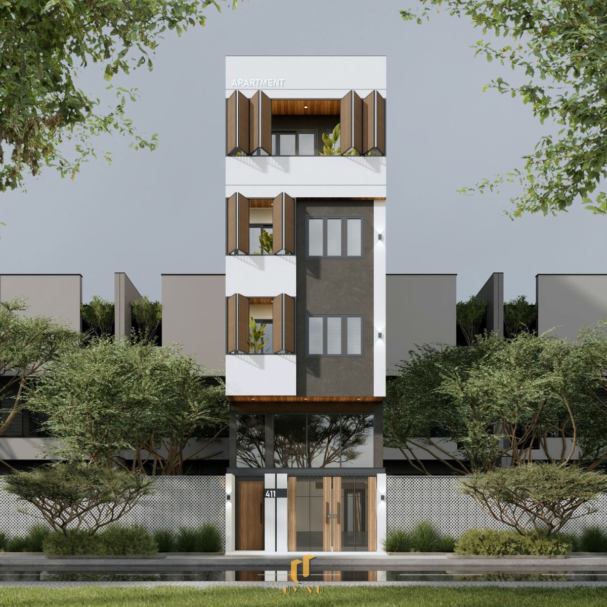 Mặt tiền căn hộ anh Lực - Đà Nẵng