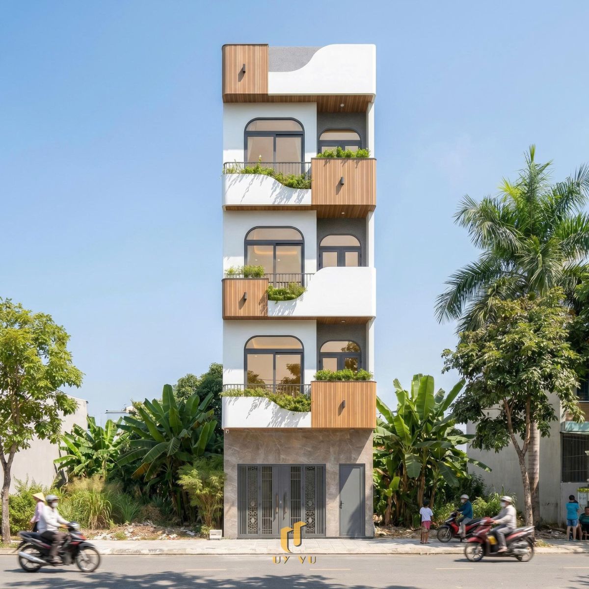 Mặt tiền căn hộ chị Thúy - Hòa Minh