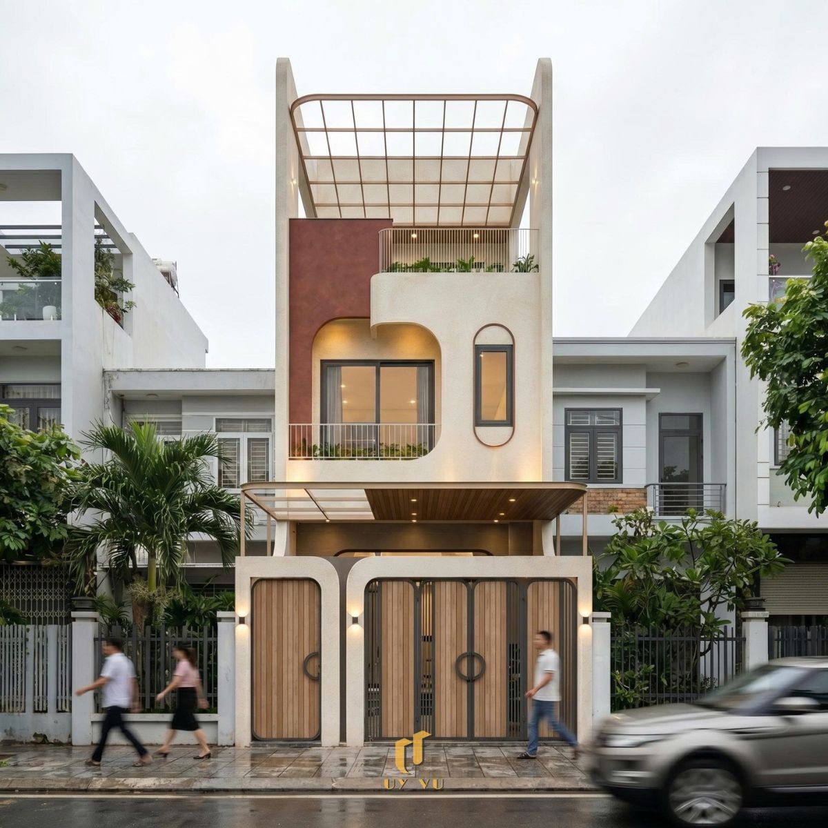 Mặt tiền nhà phố anh Nhân