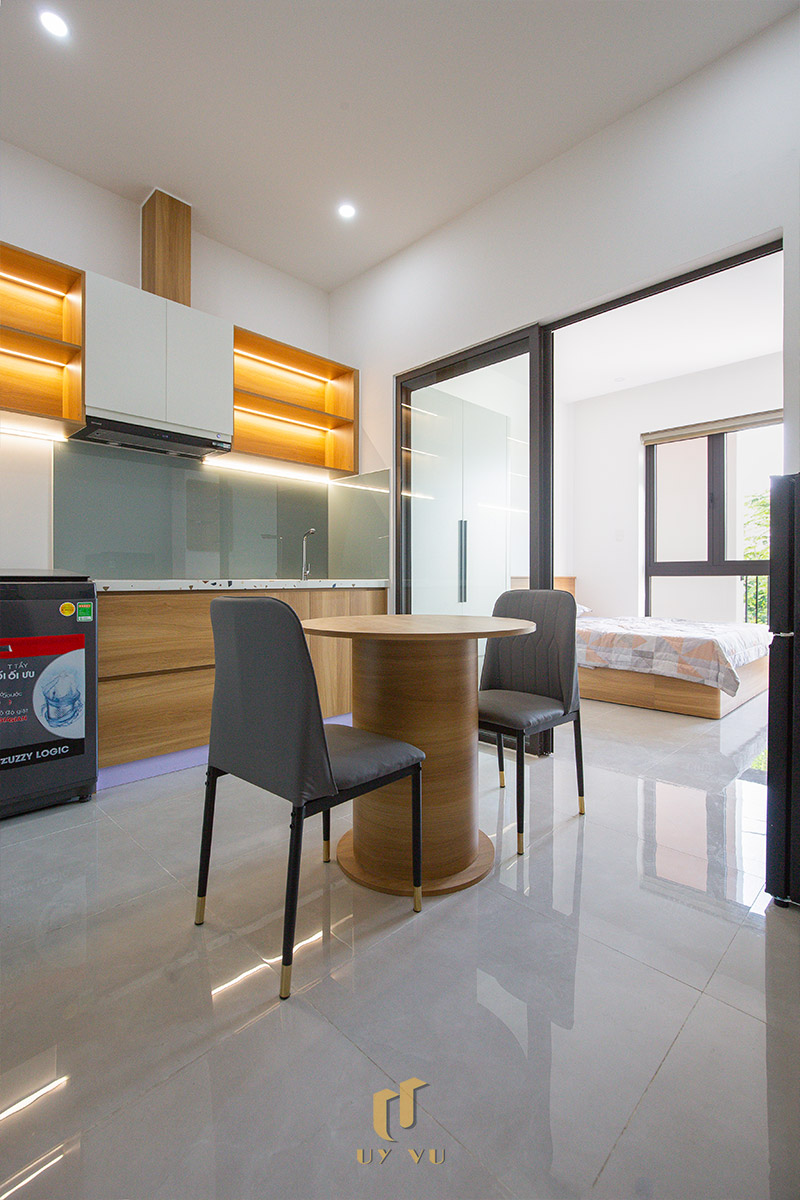 Mỡ Apartment – Căn Hộ Cho Thuê Đà Nẵng Hiện Đại, Tối Ưu 1-Phòng ngủ căn hộ Mỡ Apartment thiết kế tối giản hiện đại tại Hòa Xuân Đà Nẵng