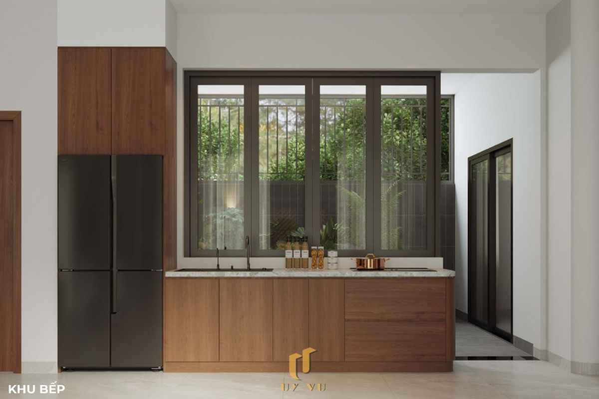 Vẻ Đẹp Nguy Nga Của Biệt Thự Ông Hoàng Đà Nẵng Khu bếp đầy đủ tiện nghi biệt thự ông Hoàng