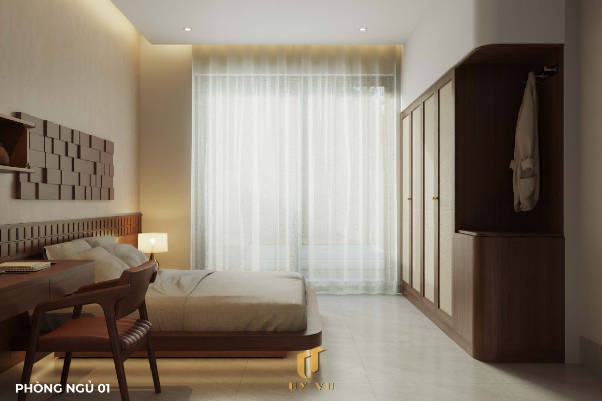 Vẻ Đẹp Nguy Nga Của Biệt Thự Ông Hoàng Đà Nẵng Phòng ngủ 01 hiện đại biệt thự ông Hoàng