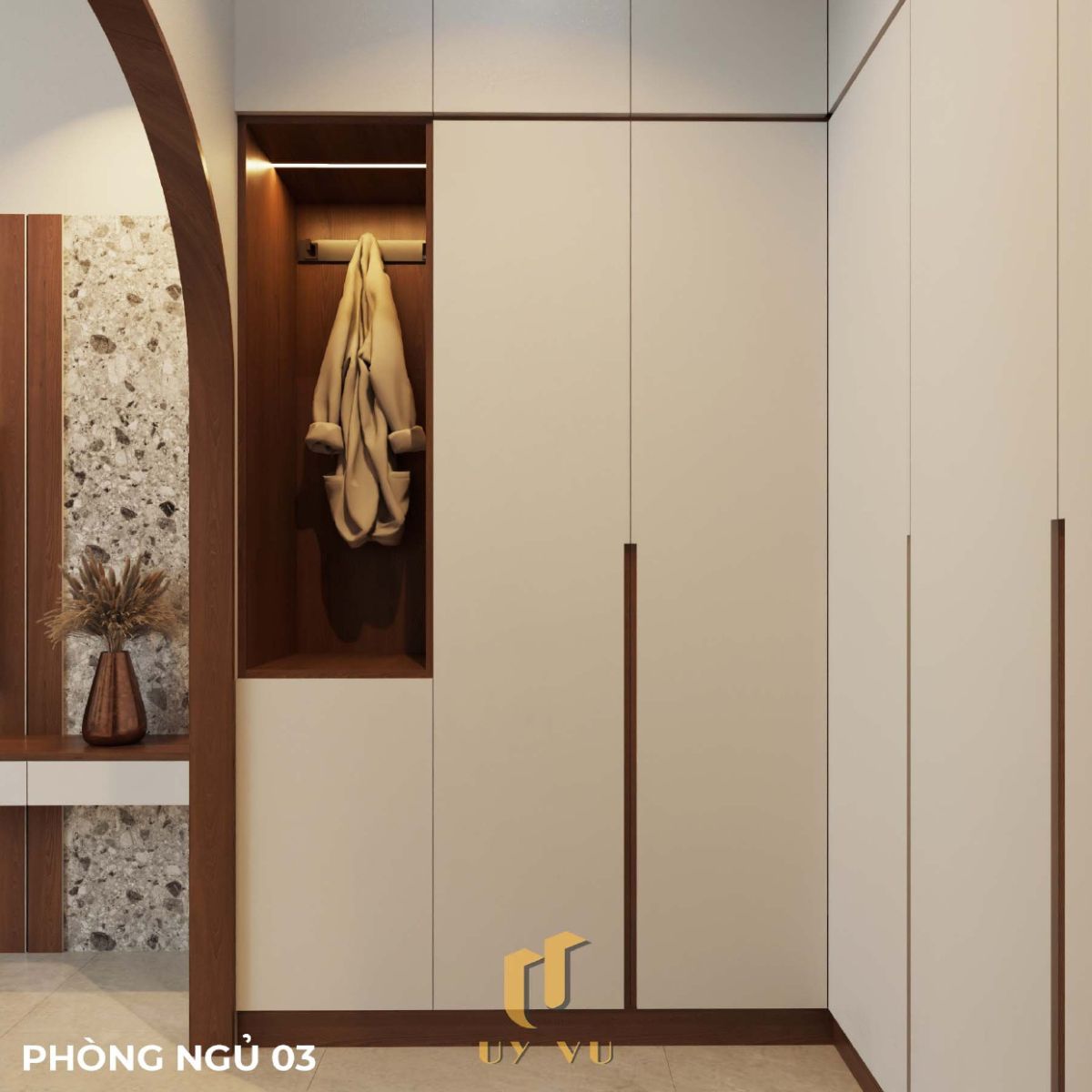 Vẻ Đẹp Nguy Nga Của Biệt Thự Ông Hoàng Đà Nẵng Tủ đựng đồ phòng ngủ 03 biệt thự ông Hoàng