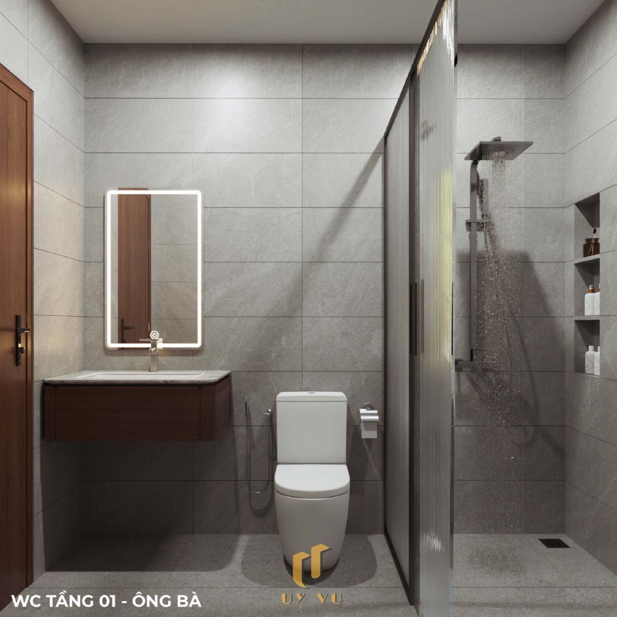 Vẻ Đẹp Nguy Nga Của Biệt Thự Ông Hoàng Đà Nẵng WC tầng 1 ông bà biệt thự ông Hoàng