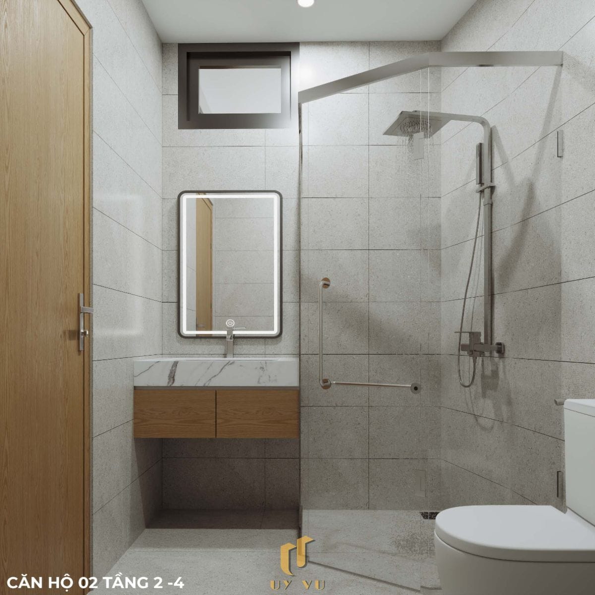 Căn hộ S's House mặt tiền 2 góc đẳng cấp giữa lòng Đà Nẵng WC sạch sẽ căn hộ 02 tầng 2-4 nhà anh Sự