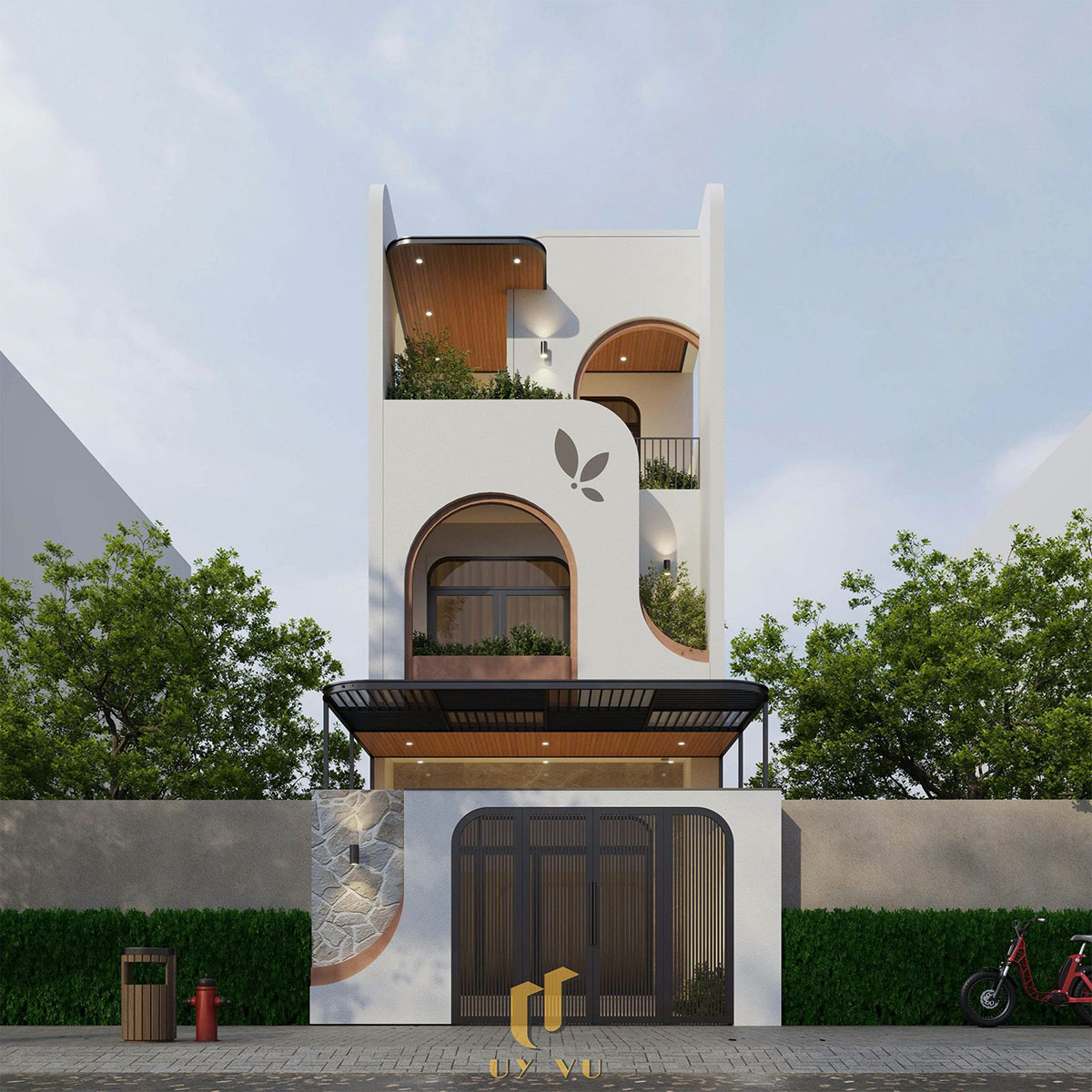 Ảnh chính diện của nhà anh Hoàng tại Đà Nẵng