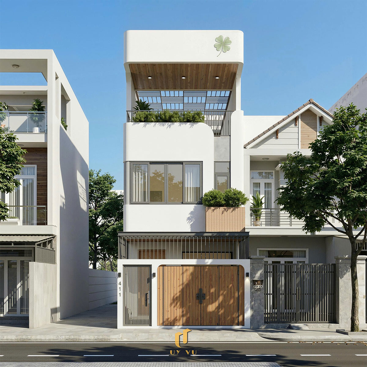 Ảnh chính diện của nhà chị Duyên ở Đà Nẵng