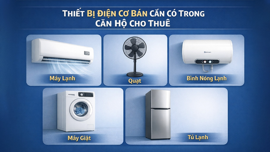 Các nội thất cơ bản khác cần phải có
