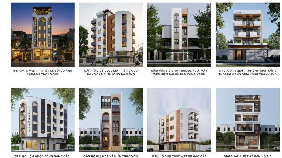 Công trình dự án căn hộ cho thuê