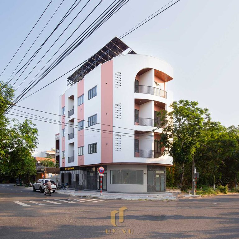 Mặt tiền căn hộ cho thuê Mỡ Apartment - nhà anh Huy Đà Nẵng