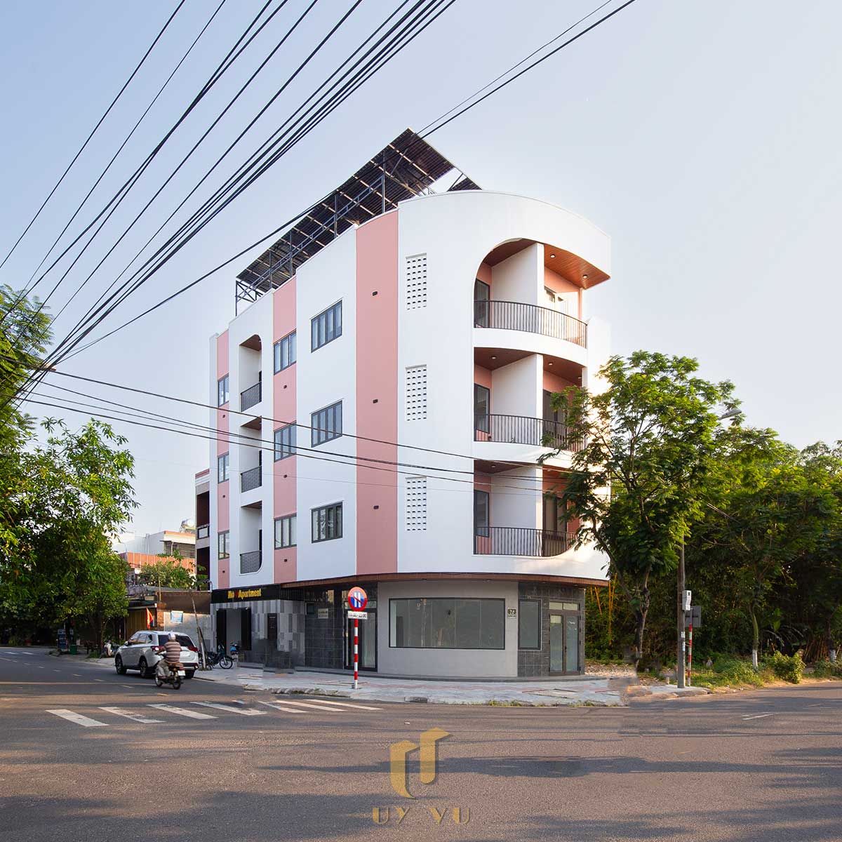 Mặt tiền căn hộ cho thuê Mỡ Apartment - nhà anh Huy Đà Nẵng