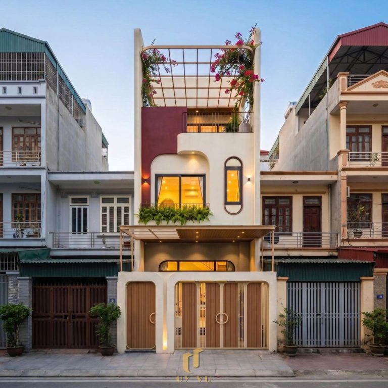 DỰ ÁN THI CÔNG Mặt tiền nhà anh Nhân