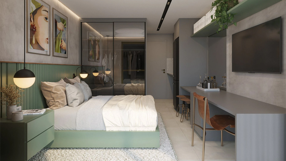 Mẫu căn hộ studio