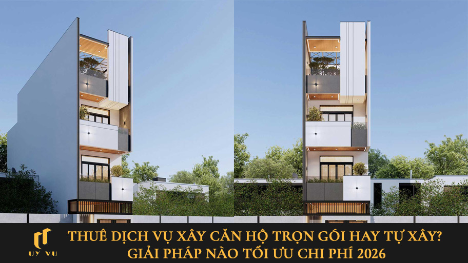 Nên tìm thuê dịch vụ xây căn hộ trọn gói hay tự xây