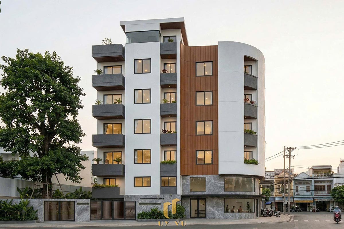 Căn hộ S's House mặt tiền 2 góc đẳng cấp giữa lòng Đà Nẵng Mặt tiền góc bên căn hộ nhà anh Sự - Ngũ Hành Sơn Đà Nẵng