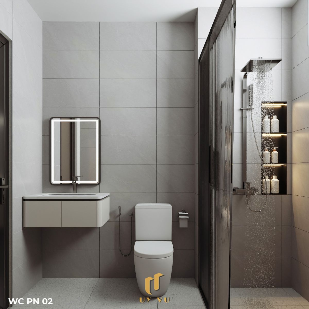 KHÁM PHÁ CÔNG TRÌNH KIẾN TRÚC HIỆN ĐẠI - NHÀ CHỊ THẢO MY WC phòng ngủ 02 nhà chị Thảo My