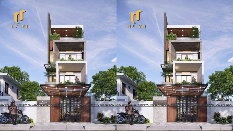 Mẫu thiết kế căn hộ mini 3 tầng