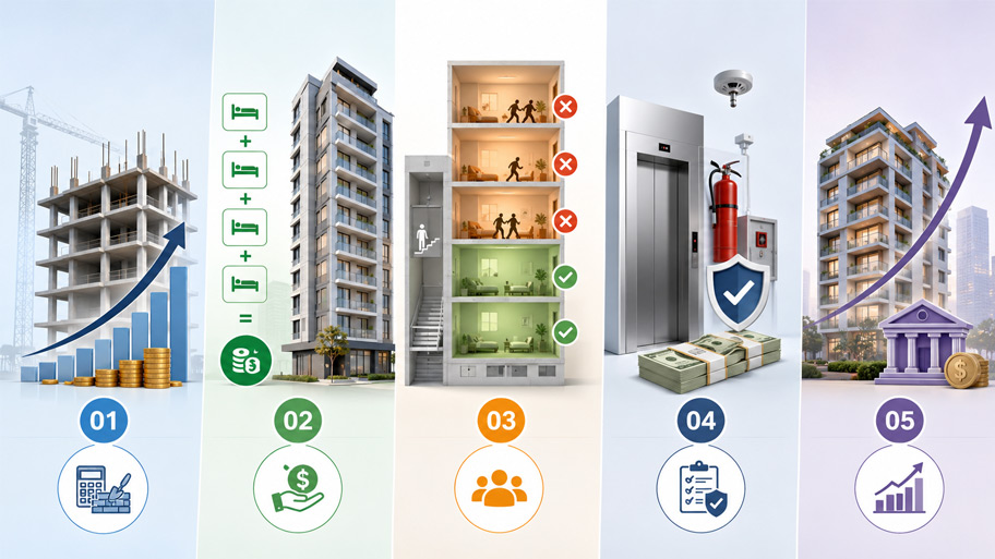 Tại sao số tầng lại ảnh hưởng lớn đến hiệu quả đầu tư
