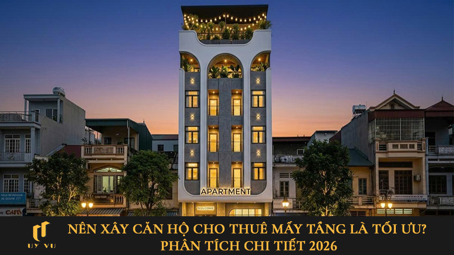 Xây căn hộ cho thuê mấy tầng là tối ưu