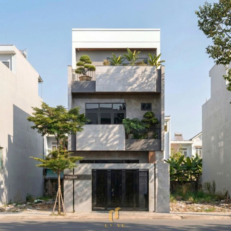 Mặt tiền nhà anh Ngà