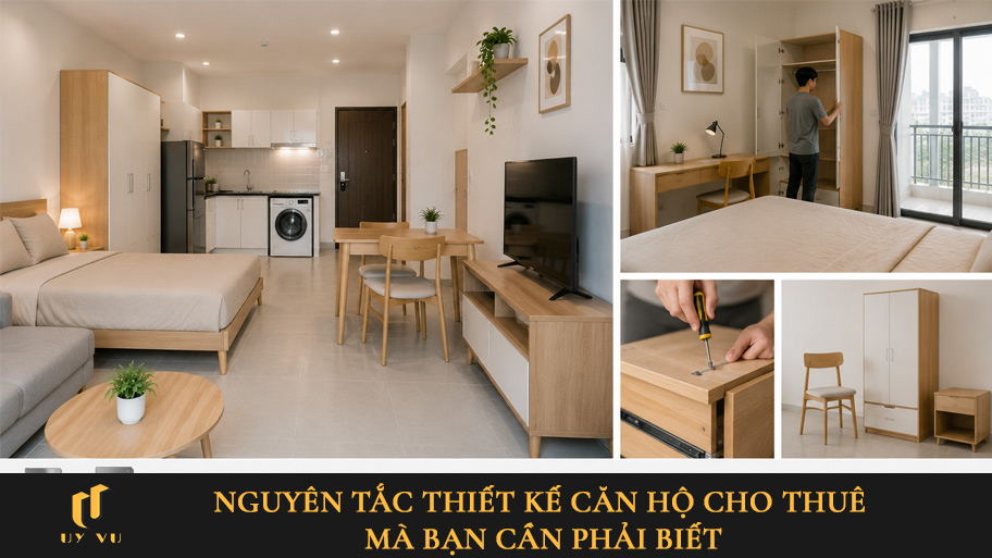 Nguyên tắc thiết kế căn hộ cho thuê