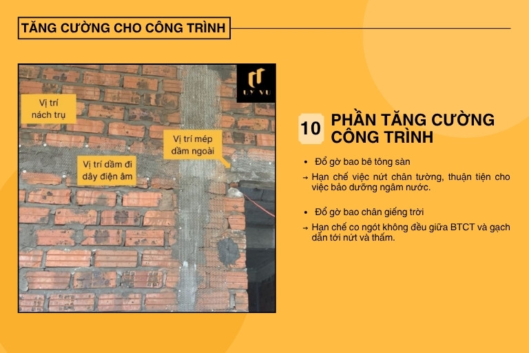 Tăng cường cho công trình
