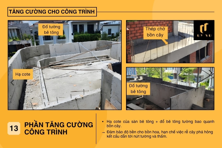 Tăng cường cho công trình