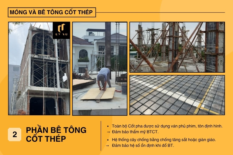 Móng và bê tông cốt thép