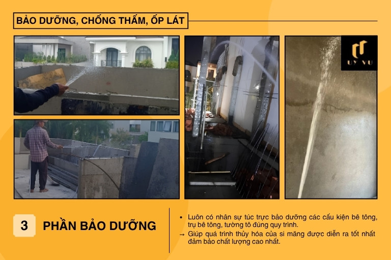 Bảo dưỡng, chống thấm ốp lát